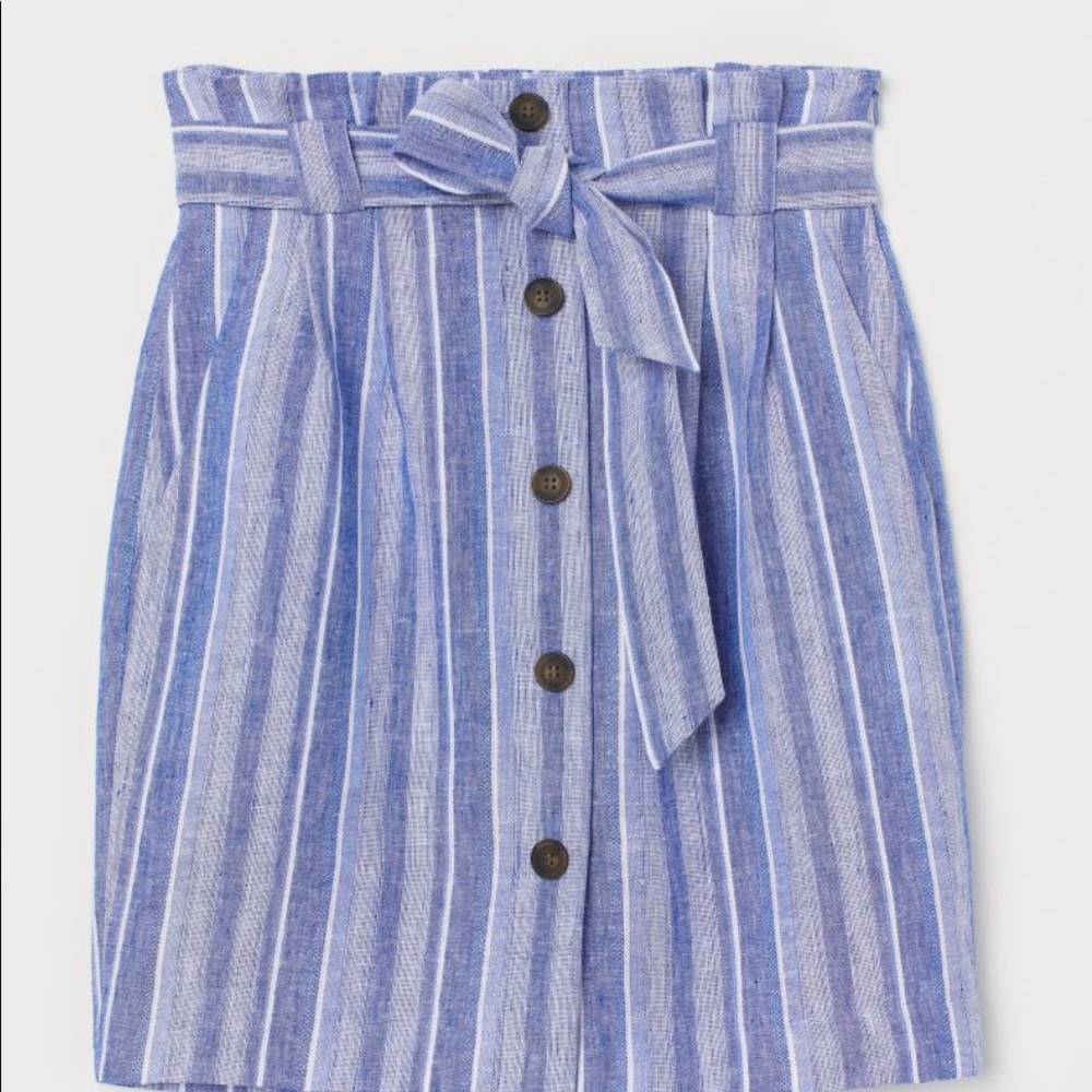 H&M paper bag skirt